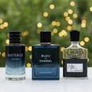 Combo de 3 perfumes -  Creed, Bleu de Chanel, Sauvage